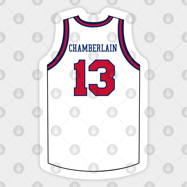 Wilt Chamberlain Philadelphia Jersey Qiangy Sticker by qiangdade